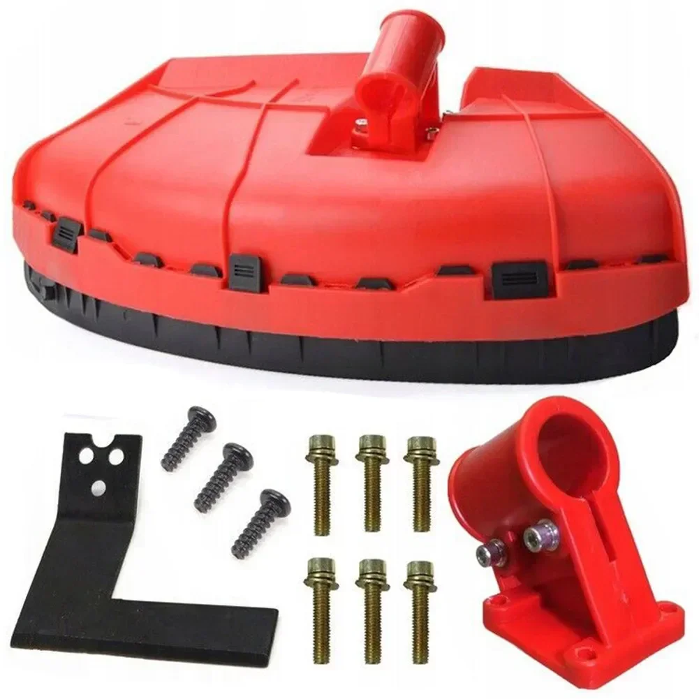 Trimmer Guard Shield 4in1 Brushcutter Guard Clamp Plate Universal Trimmer Brush Cutter Protection Cover Lawn Mower Garden Parts