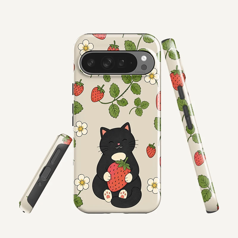 Funda de teléfono con diseño de gato lindo Fcicicase para Google Pixel 11 10 Pro XL 10A 9 8 7A 5A, compatible con carga inalámbrica Magsafe, fundas de PC + TPU Etui.