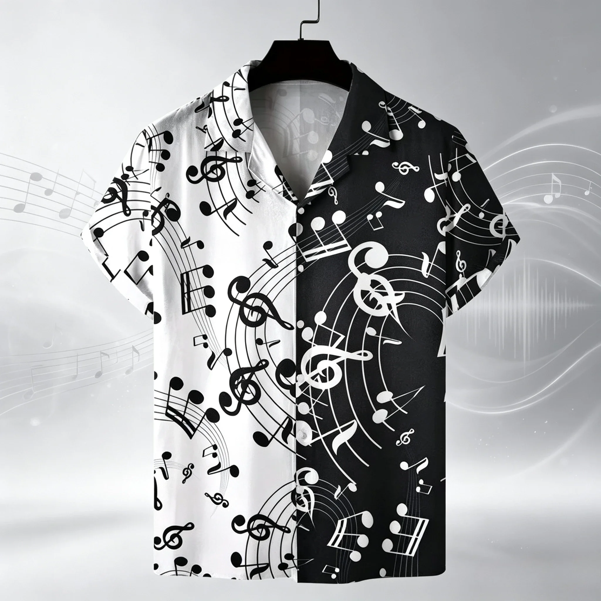 Printed, Stylish, and Cool Music-inspired Style, Loose-fitting Shirts for Men and Women