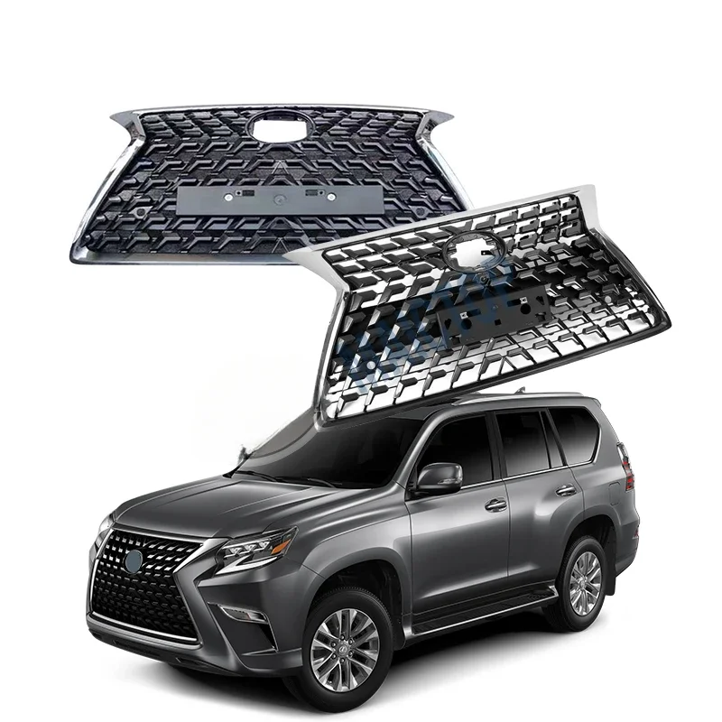 

Maictop car accessories auto front chrome grille bumper grill for Gx 460 Gx460 2020 2021 sports stylecustom