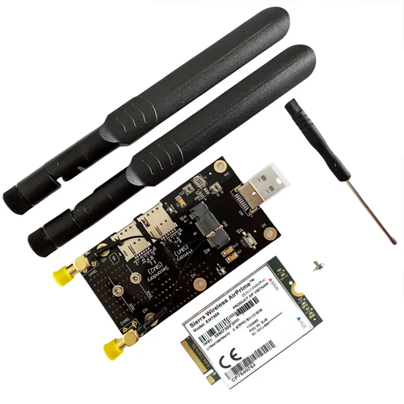 IoT M.2 to USB3.0 4G5G通信モジュール開発およびテストアダプターボード デュアルNANO SIMカードスロット