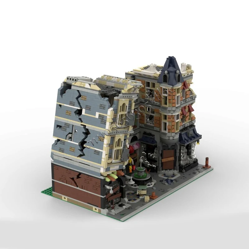 جديد 4648 قطعة MOC تخصيص أطلال القرون الوسطى من نموذج مربع اللبنات لتقوم بها بنفسك التعليم الجمعية الاطفال اللعب مفاجأة الهدايا #5