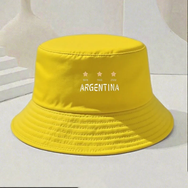 Retro Fußball Bestickter Denim Bucket Hat, Atmungsaktiver Sonnenschutz Fischerhut für Outdoor-Reisen, Unisex