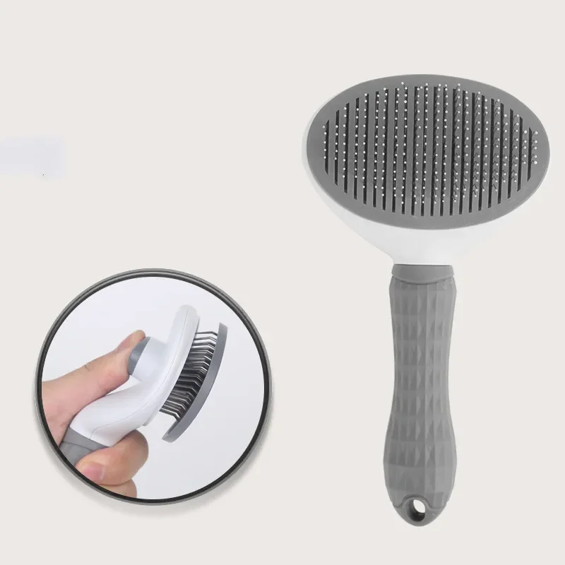 Cat Anti-Slip Grooming Brush Pet Hair Removal Comb Accessories for Cats Needle Comb to Remove Floating Hair Supplies Products