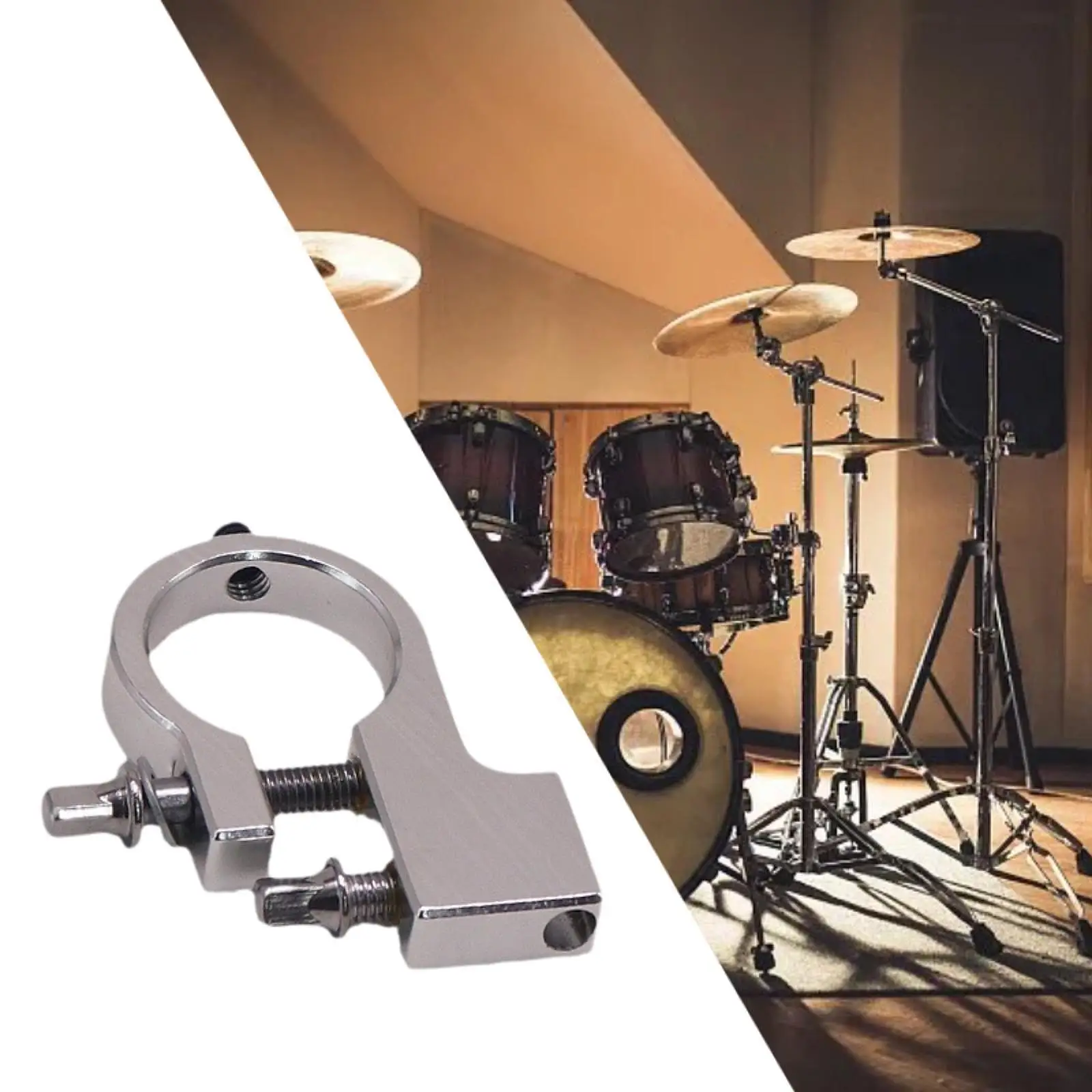 

Drum Mallet Clamp Mount Mounting Hardware Clamp Dia 2.8cm Percussion Instrument Accessories Drum Mallet Holder Drummer Gift