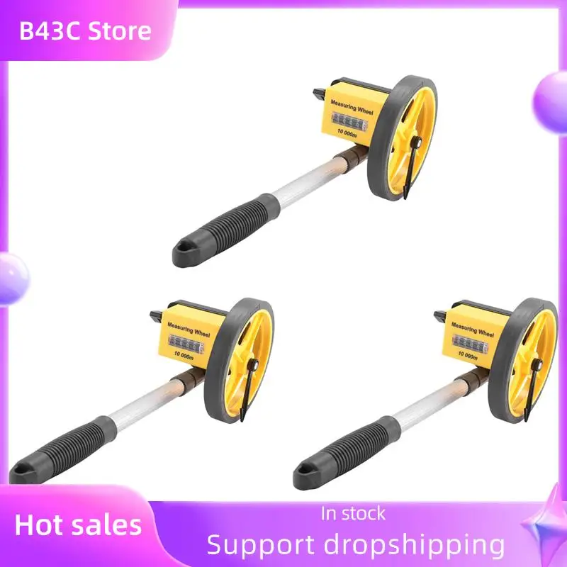 

B14C 3X Measuring Wheel Distance Wheel Measurer Wheel Tpr Plastic 17.72 X 6.3 X 5.51In For Surveyors(Small Wheel, 12)