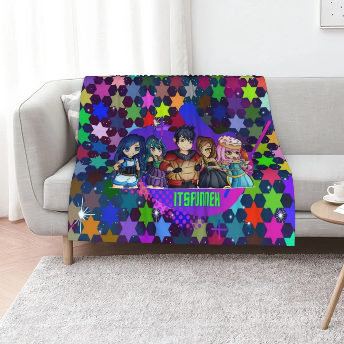 

itsfunneh and the krew, stars Throw Blanket blankets ands Soft Beds Thermal Luxury Blankets