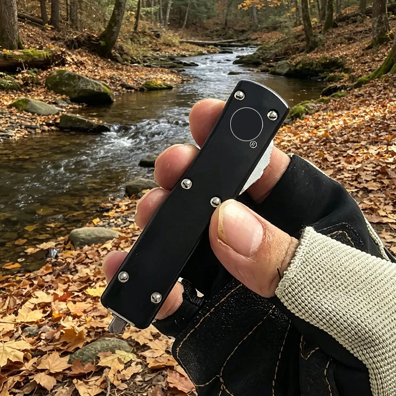 

Тактический нож UTX-70 Mini Micro OTF Tech Knife серии UT85 с лезвием D2 и алюминиевой рукоятью с ЧПУ, для самообороны, карманный, EDC-инструмент