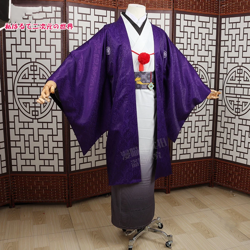 Traje de juego COS HoHo Vtuber Nijisanji Joe rikiachi, hermoso Kimono, disfraz de Cosplay, traje de juego de rol para fiesta de Carnaval de Halloween