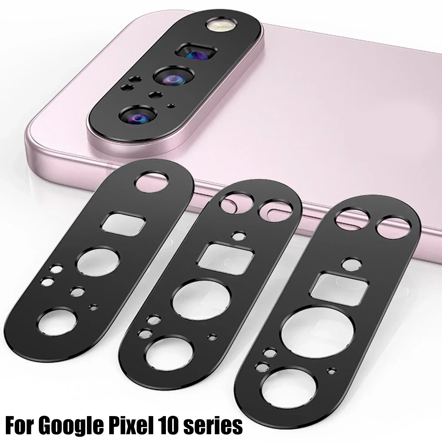 Kameraschutz aus Aluminiumlegierung und Metall für Google Pixel10 Pro XL, faltbar, hart, hochauflösende Rückseite, kratzfeste Linsen-Lünetten-Abdeckkappe