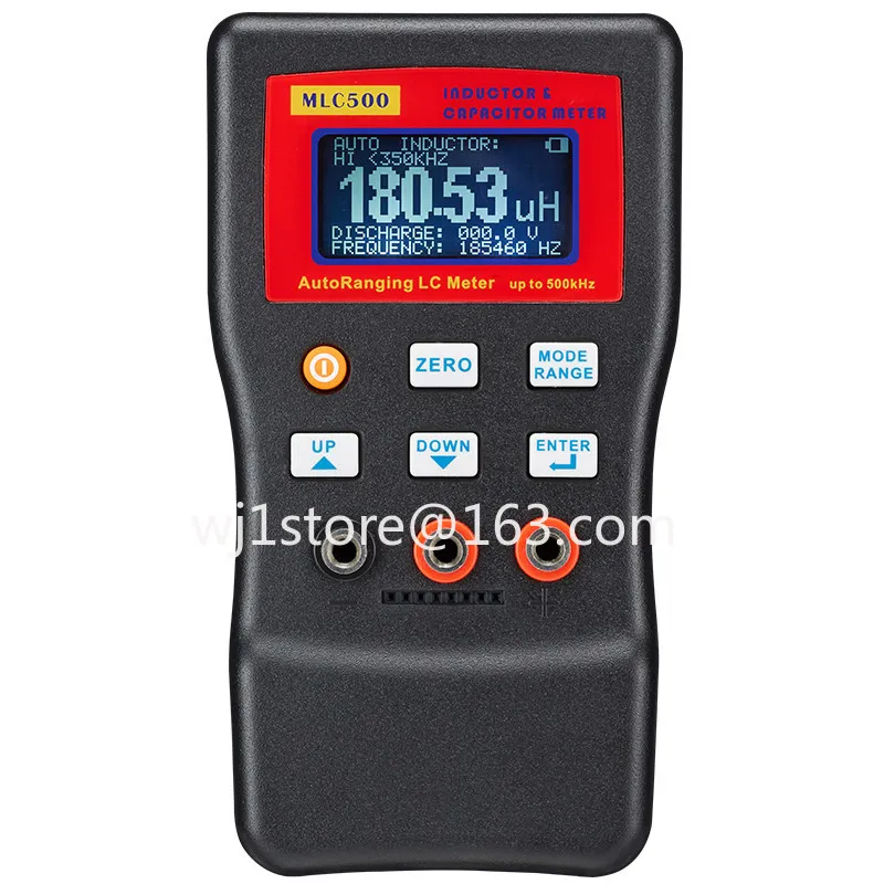 Capacitance Inductance Meter MLC500 Capacitance Meter Digital Display High Precision 1% Digital Anti-Burn Automatic Range Tester