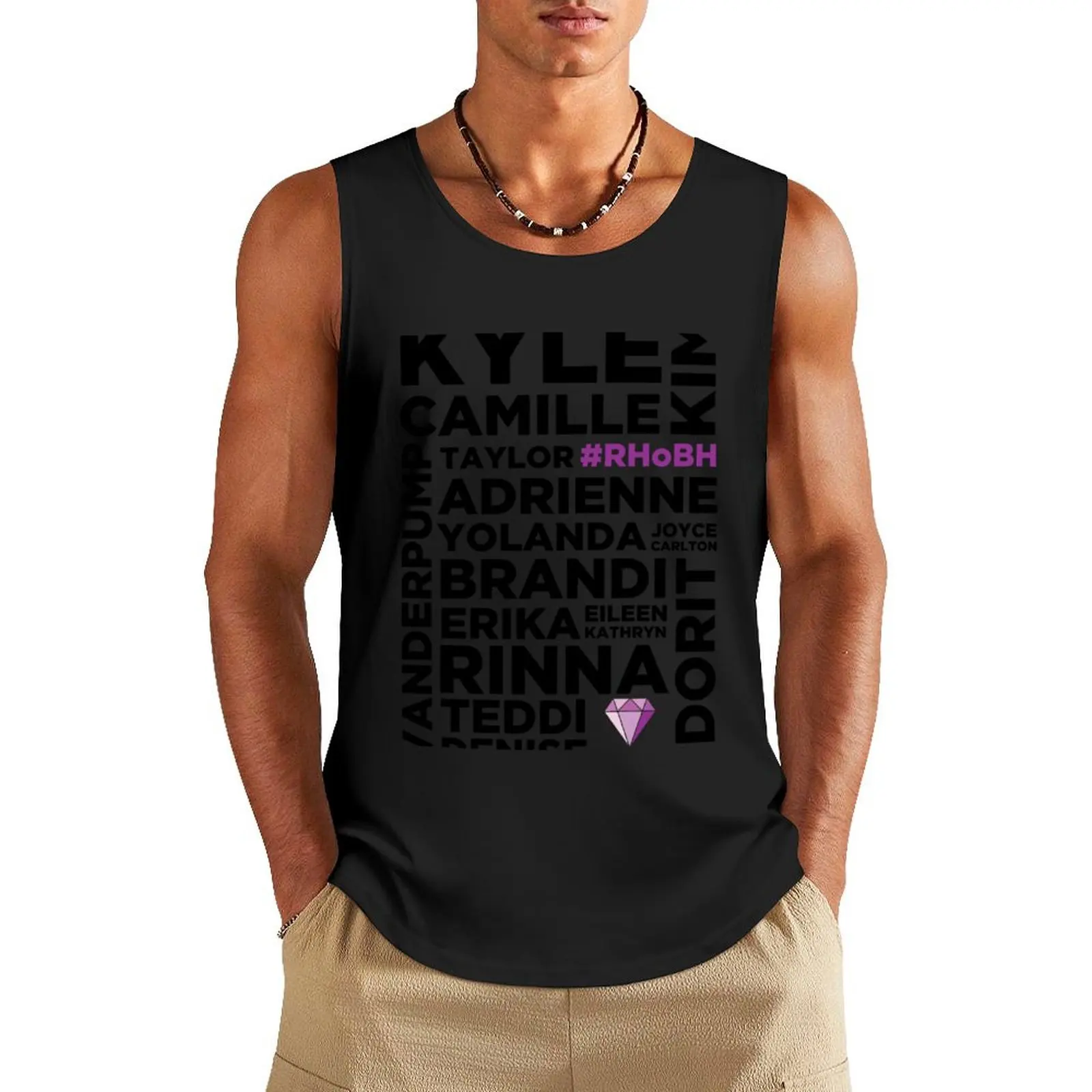

RHoBH X Tank Top vest for men training weight vest Men's summer clothes 2025