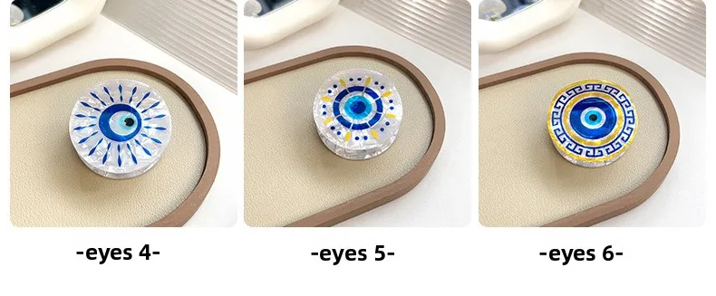 1Pcs Women's Türkiye Blue Eye Shark Clip Transparent Texture Clamping Firm Hair Clip Daily Commuting/Leisure Hair Ornament