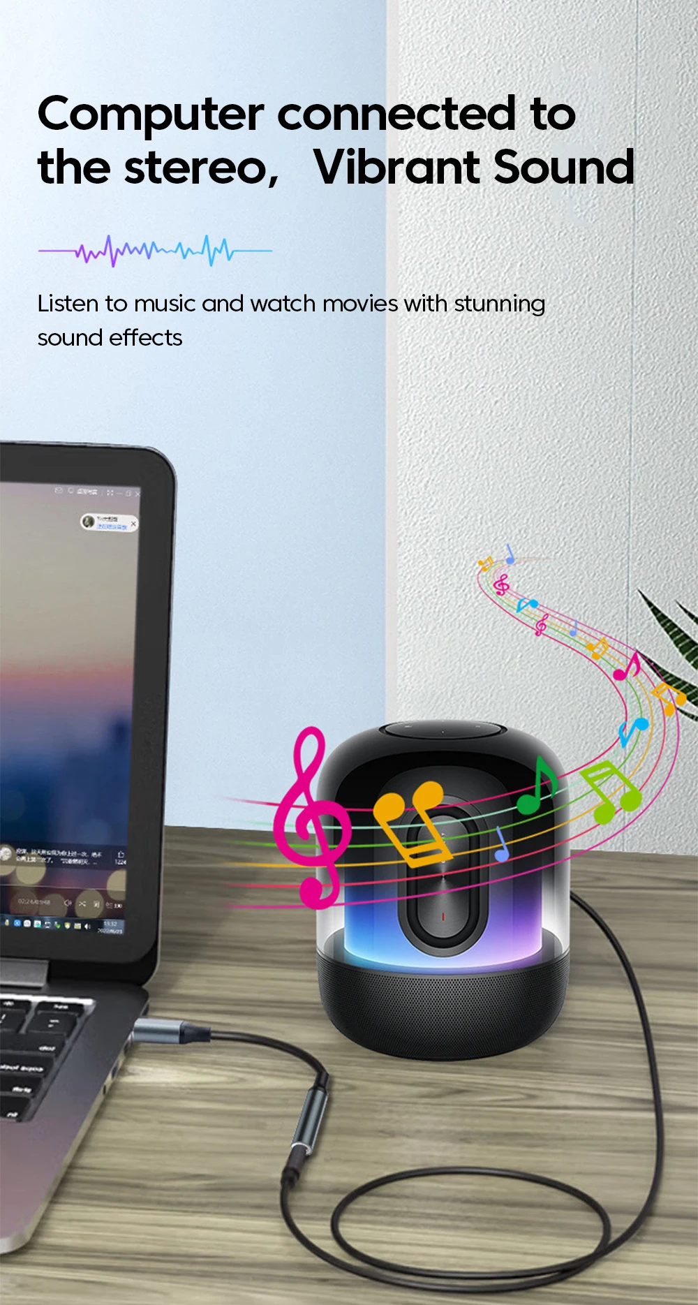 USB auf 3,5 mm Audio-Adapter, externe Soundkarte, USB-Stecker auf 3, 5 Klinke, Aux-Buchse, Headset-Mikrofon, Lautsprecher-Konverter für PC, Laptop, PS5 4 – Detail 4