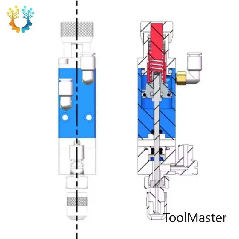 

【2026】High Precision Pneumatic Stainless Steel Needle Glue Dispensing Valve