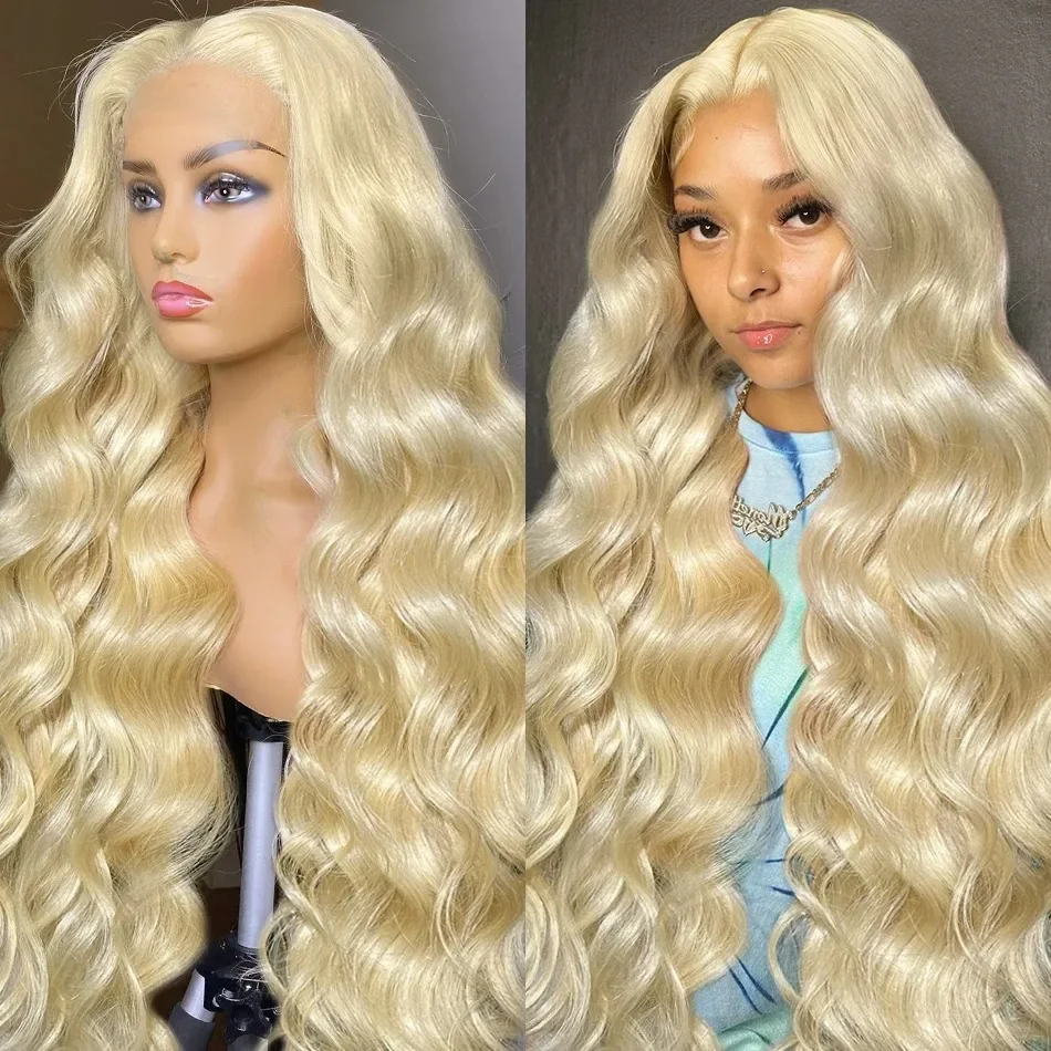 613 Hd Lace Frontal 13x6 Human Hair Wigs For Women Brazilian Hair Pre Plucked 13x4 Blonde Body Wave Lace Front Wig Density 250