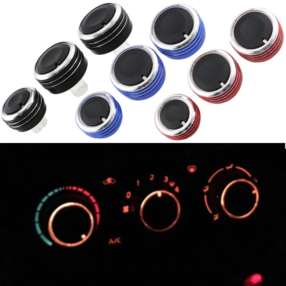 Car Air Condition Knob AC Button for Volkswagen VW Golf 5 MK5 Jetta Tiguan Touran Passta B6 B7 3C for Skoda Octavia A5