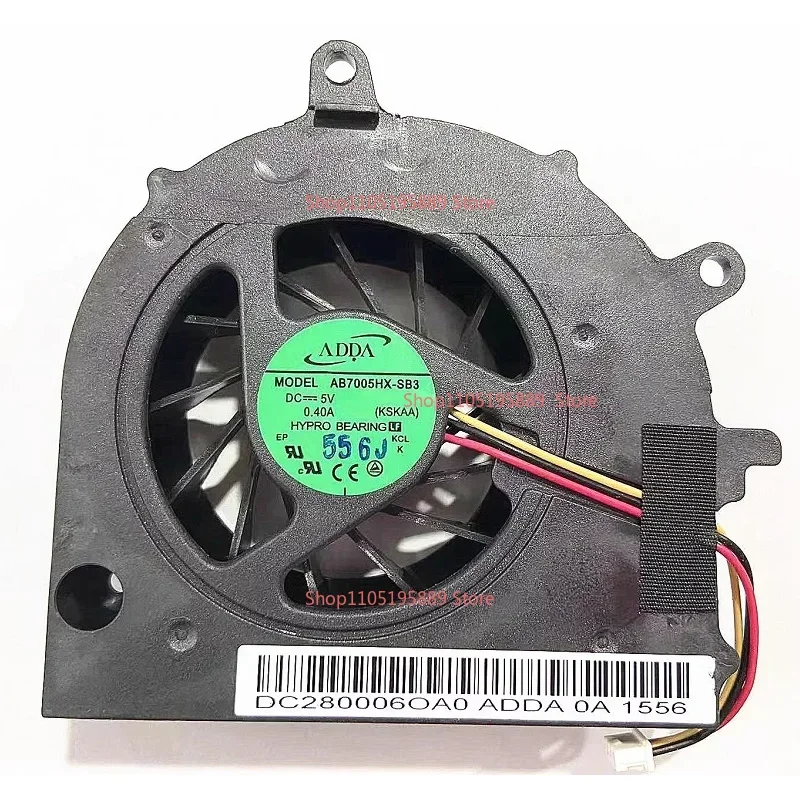 

Новый вентилятор охлаждения процессора для Toshiba Satellite A500 A500D A505, вентилятор для ноутбука AB7005HX-SB3