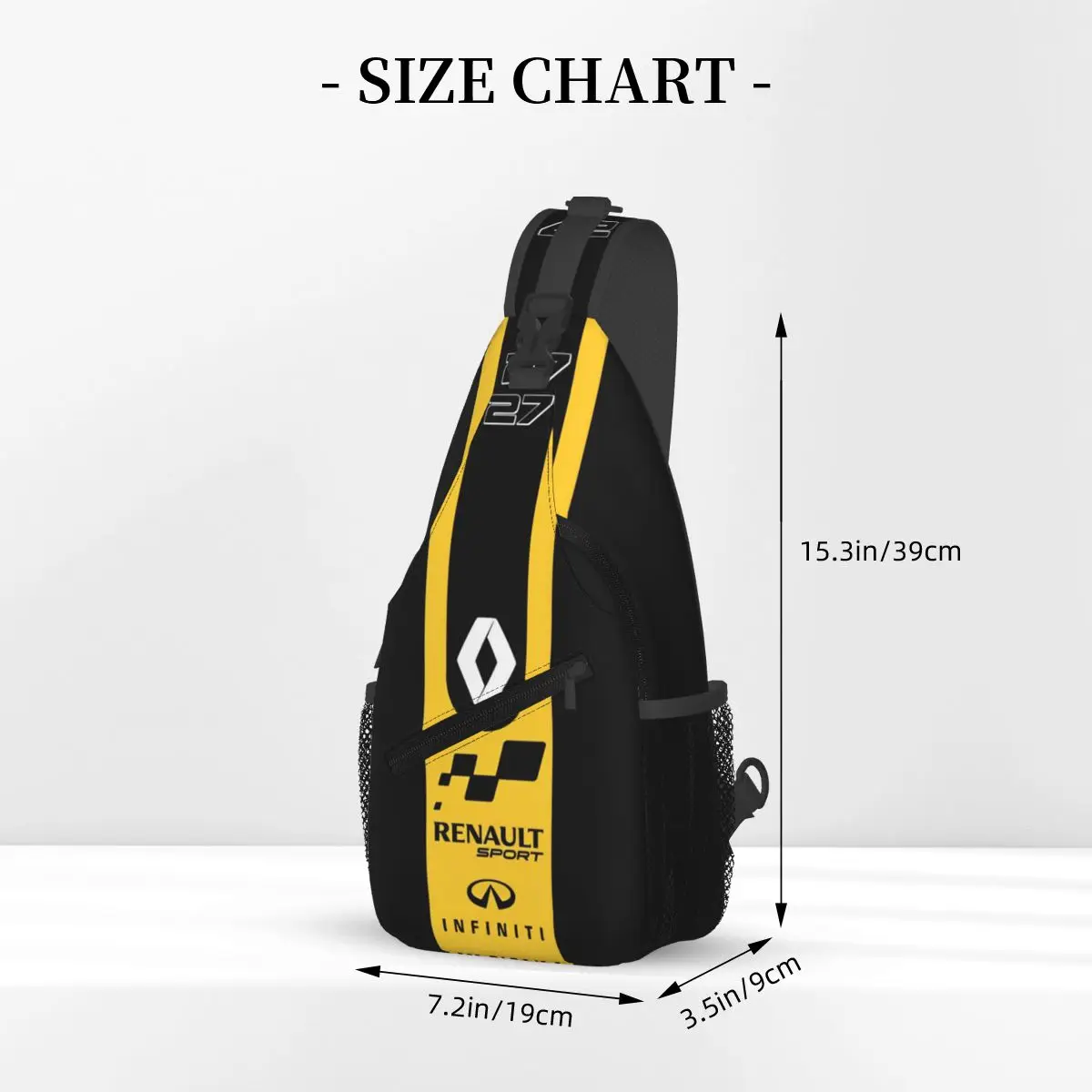 Fashion Infinitiis Car Logo Sling Bags Chest Crossbody Shoulder Sling Backpack Outdoor Sports Daypacks Cool School Bags