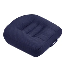 Car Driving Seats Cushion Dwarf Driver Thickening Booster Cushion Heightened Office Chair Cushion for Cars Trucks Blue