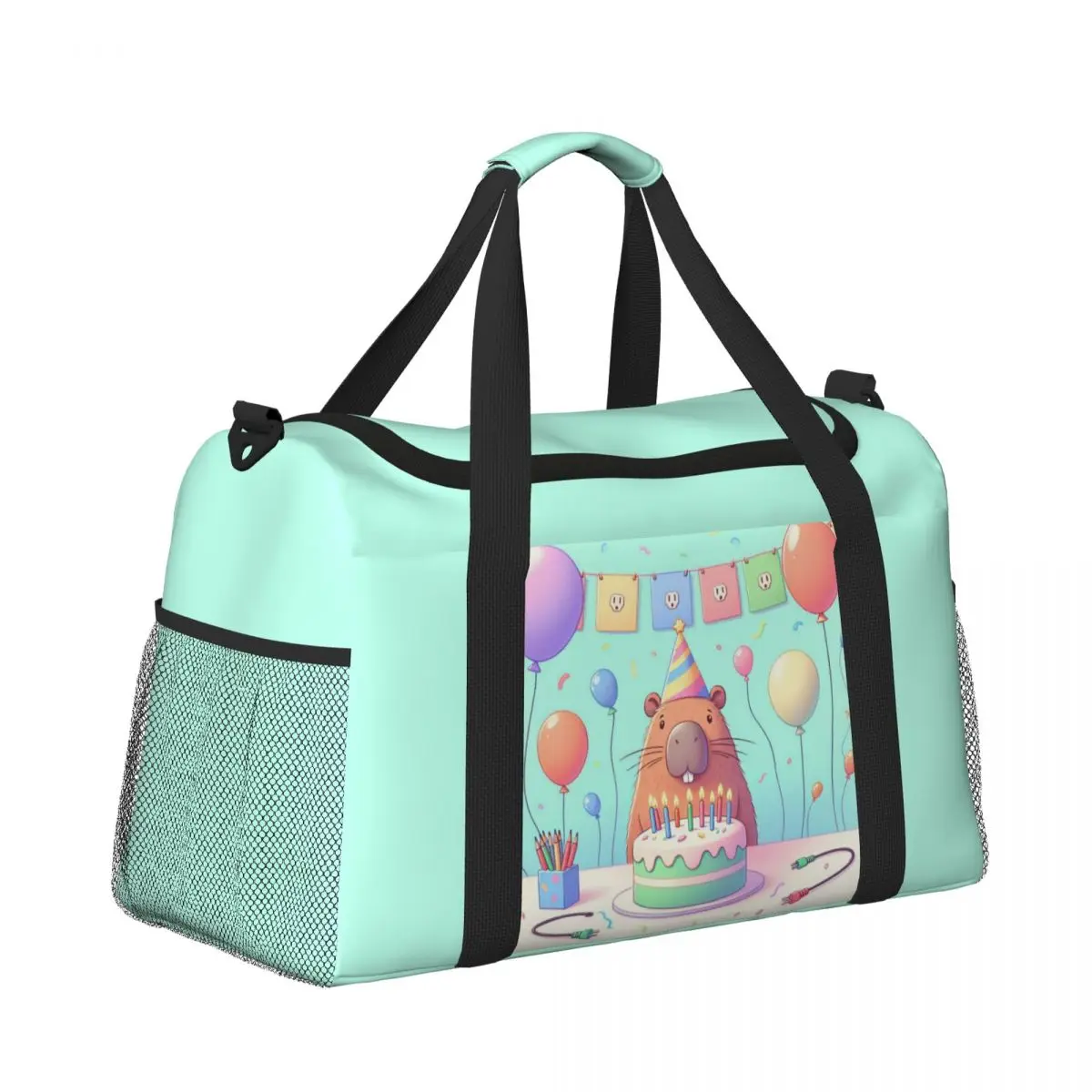 حقيبة سفر محمولة من كابي بارا، حقيبة رياضية ذات سعة كبيرة، حقيبة مدرب خفيفة الوزن تحمل على الأمتعة