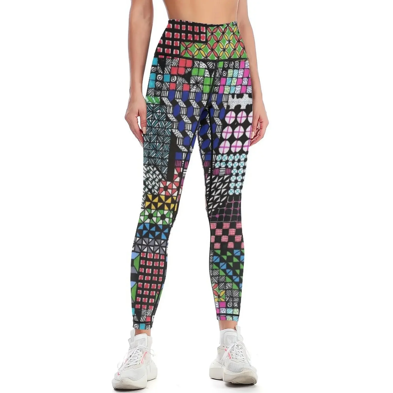 

Geo Tangle Leggings joggers for Golf wear workout clothes for Women's sportswear Womens Leggings