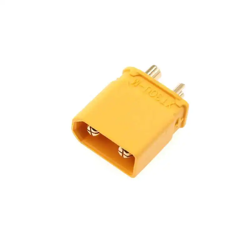 1 Stück XT30ULW-F Stecker 90 Grad Gelöteter Lithium-Batterie-Anschluss XT30U Modellflugzeug Stecker Buchse Kupfer Vergoldet – Detail 4
