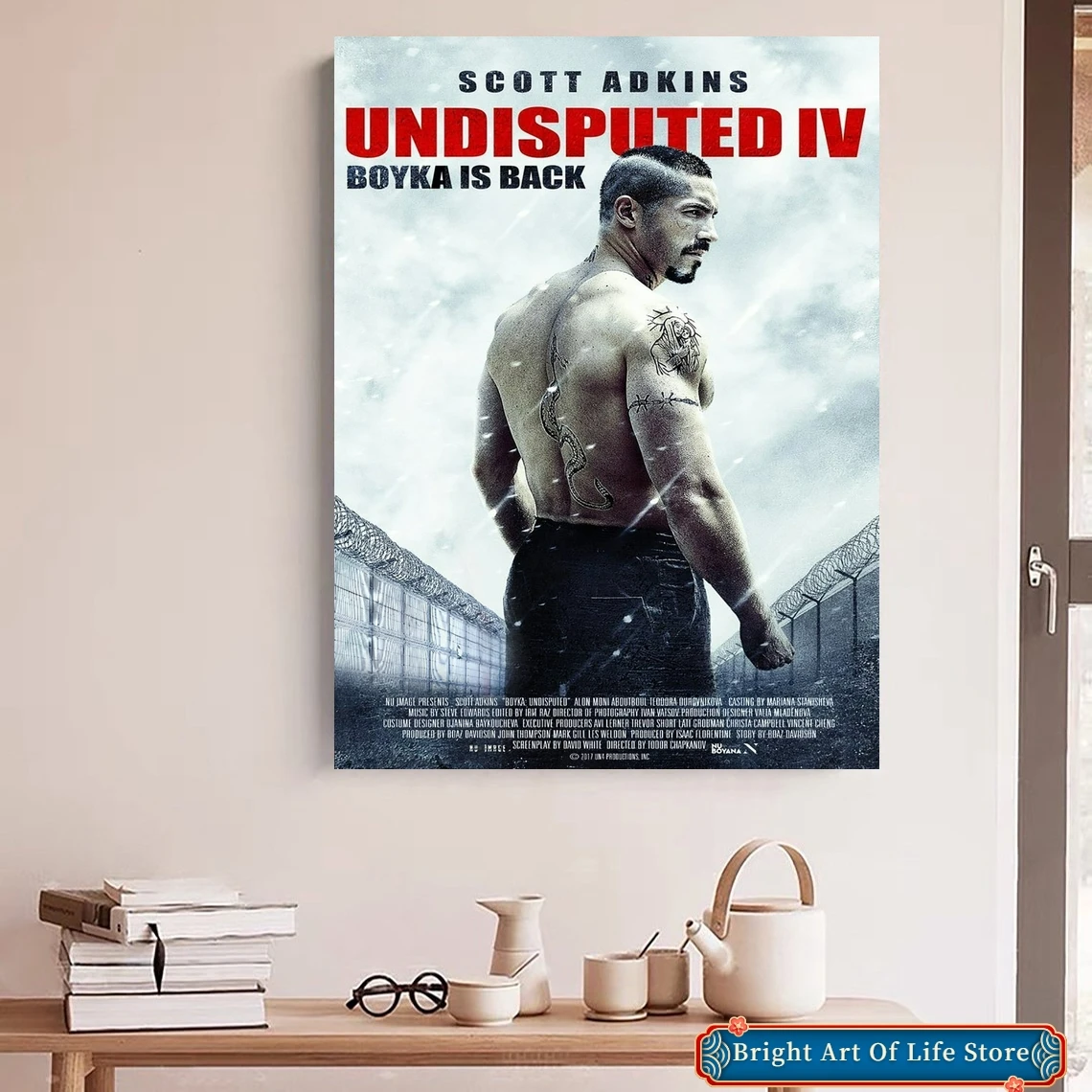 Boyka Undisputed IV الفيلم المشارك ديكور المنزل طلاء جدران (بدون إطار) #2