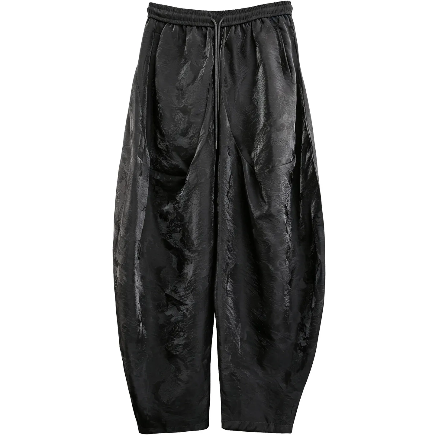 Dark Stand Cut Loose Large Size Dark Pattern Cropped Pants Men's Summer Low-Grade Bloomers Fashionable Pants
