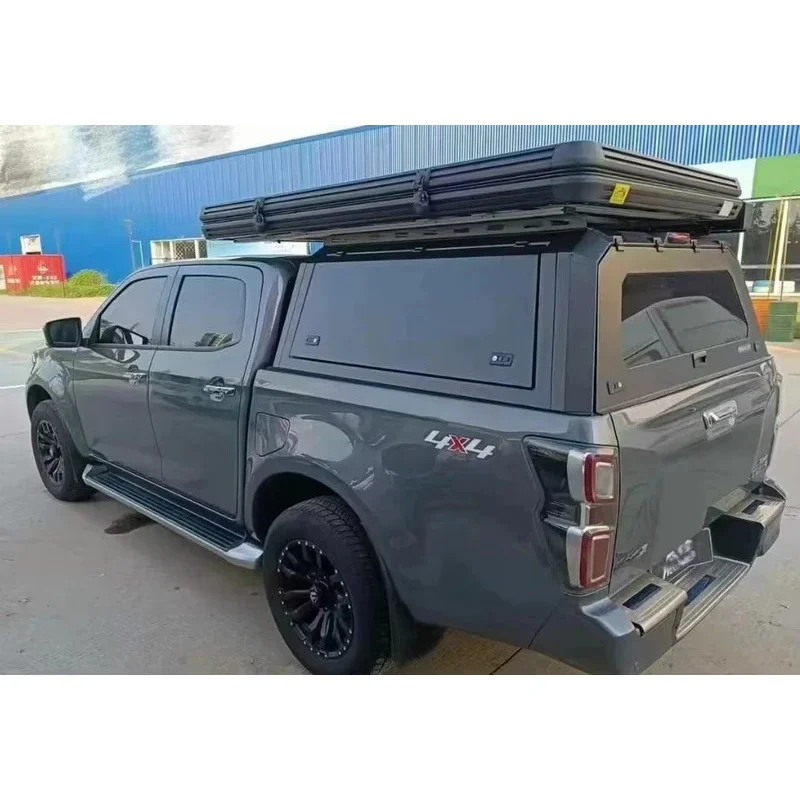 أعلى جودة مصنع مخصص صالح نشمر مقاوم للماء مكافحة سرقة سبائك الألومنيوم غطاء تونيو ل هايلكس تندرا شاحنة بيك اب السرير شاحنة #5