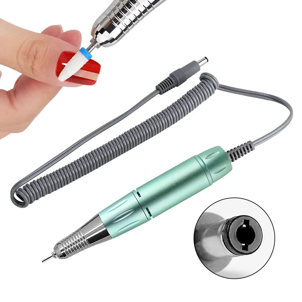 Elektrische DC nagelboor pen handvat vijl polish slijpmachine handstuk manicure pedicure tool voor nagels boormachine accessoires