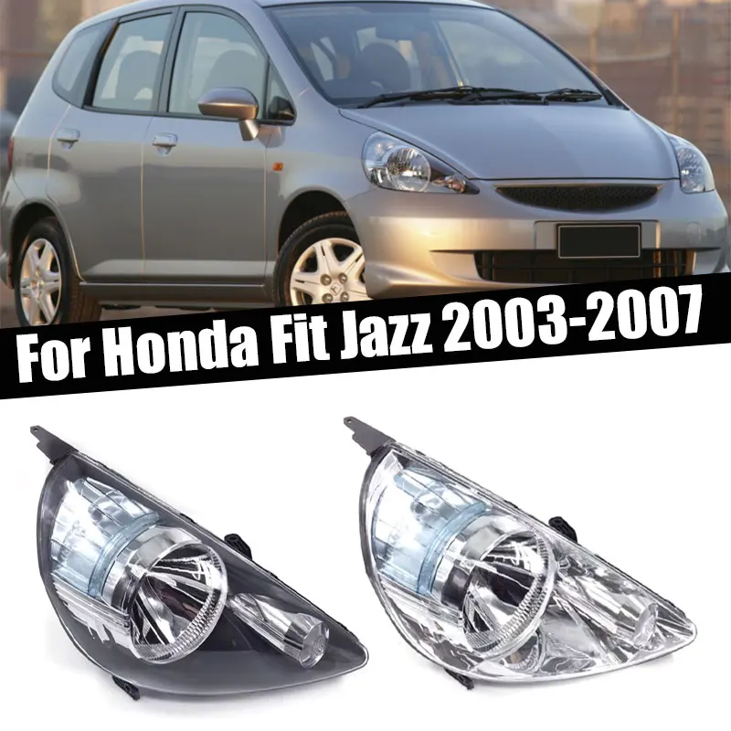 

For Honda Fit Jazz 2003 2004 2005 2006 2007 Car Front Bumper Headlight Driving Light Signal Lamp Auto Head Light Without Bulbs