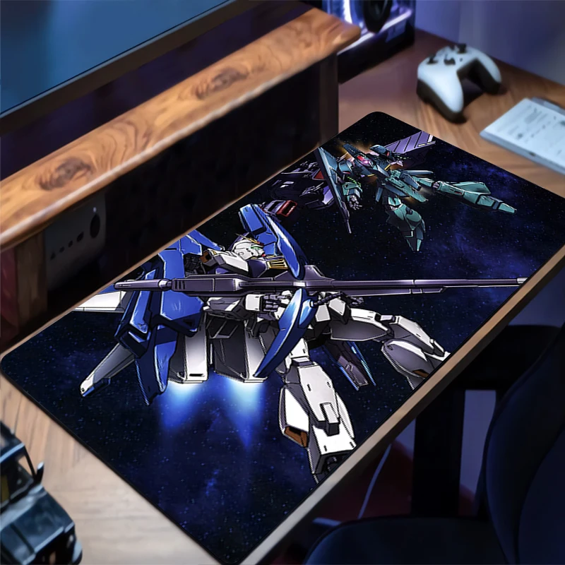 Коврик для мыши Mechanical Warrior Gundam Mk II Резиновый настольный коврик Xxl Коврик для игровой мыши Коврик для клавиатуры Расширенный коврик Нескользящий настольный коврик для мыши