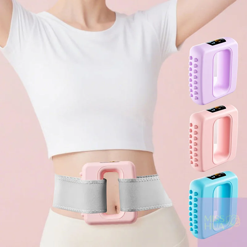 

HUA Electric Fascia Ring Massager Full Body Slimming Deep Tissue Vibration Massage With Belt Adjustable For Fat Burning&Shaping