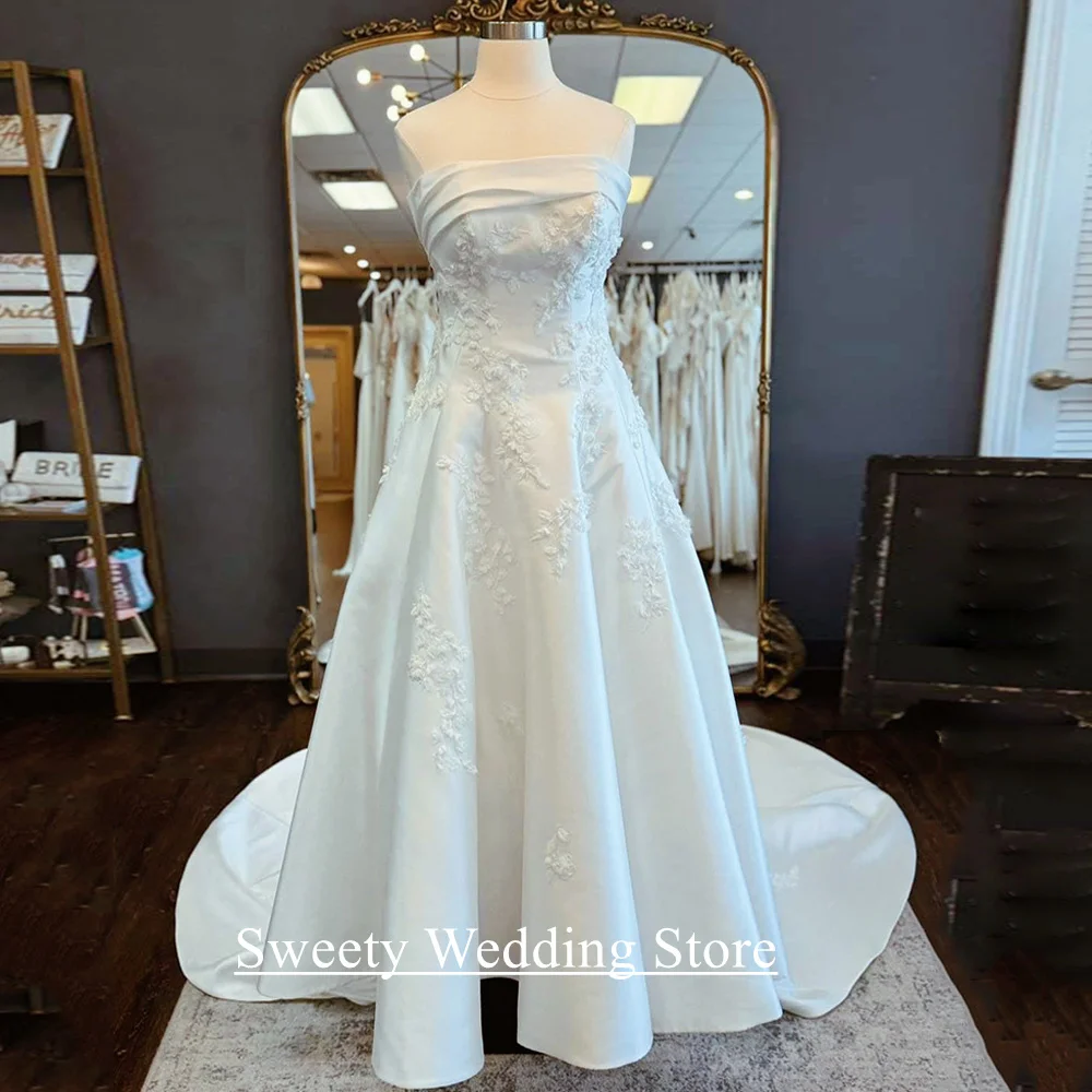 Elegant A-Line Wedding Dress