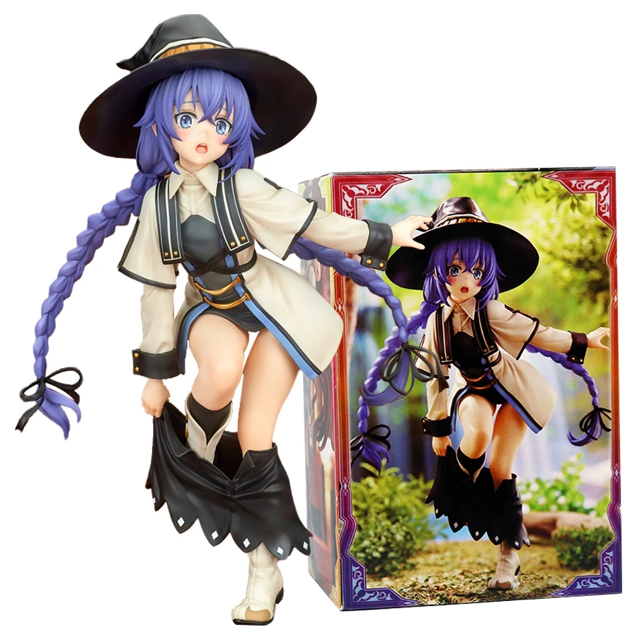 23cm Magician Roxy Migurdia Action Figure Mushoku Tensei：Jobless Reincarnation Anime Figure PVC Adult Collection Model Doll Toys