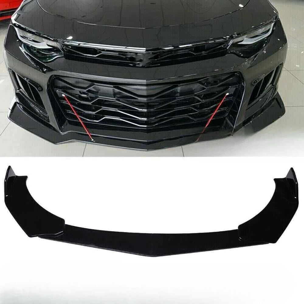 

For Chevy Camaro LS ZL1 2015-2020 Front Bumper Chin Lip Spoiler Splitter Kit ABS United States