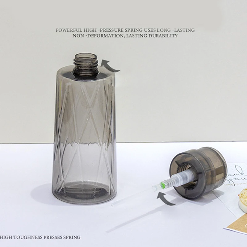 200ML Nail Storage Refillable Bottles Empty Liquid Press Pump Dispenser Makeup Nail Art Polish Remover Cleaner Manicure Tools