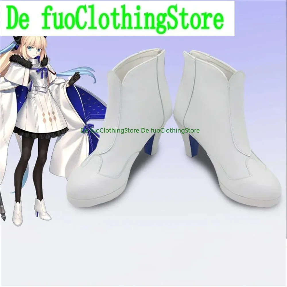 

Morgan FGO Fate/Grand Order Cosplay Shoes Boots Game Anime Halloween Christmas DefuoClothing Shoes Store