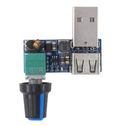 DC5V 5W Low Voltage USB Fan Stepless Speed ​​Controller Regulator with Switch Speed ​​Module Fan Governor Volume Regulator Board