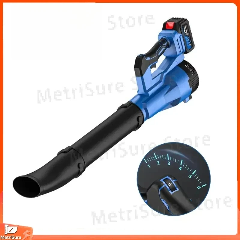 21V Cordless Leaf Blower Handheld Blower Garden Yard Cleaning Tool Portable Air Blower for Debris Grass Dust Removal