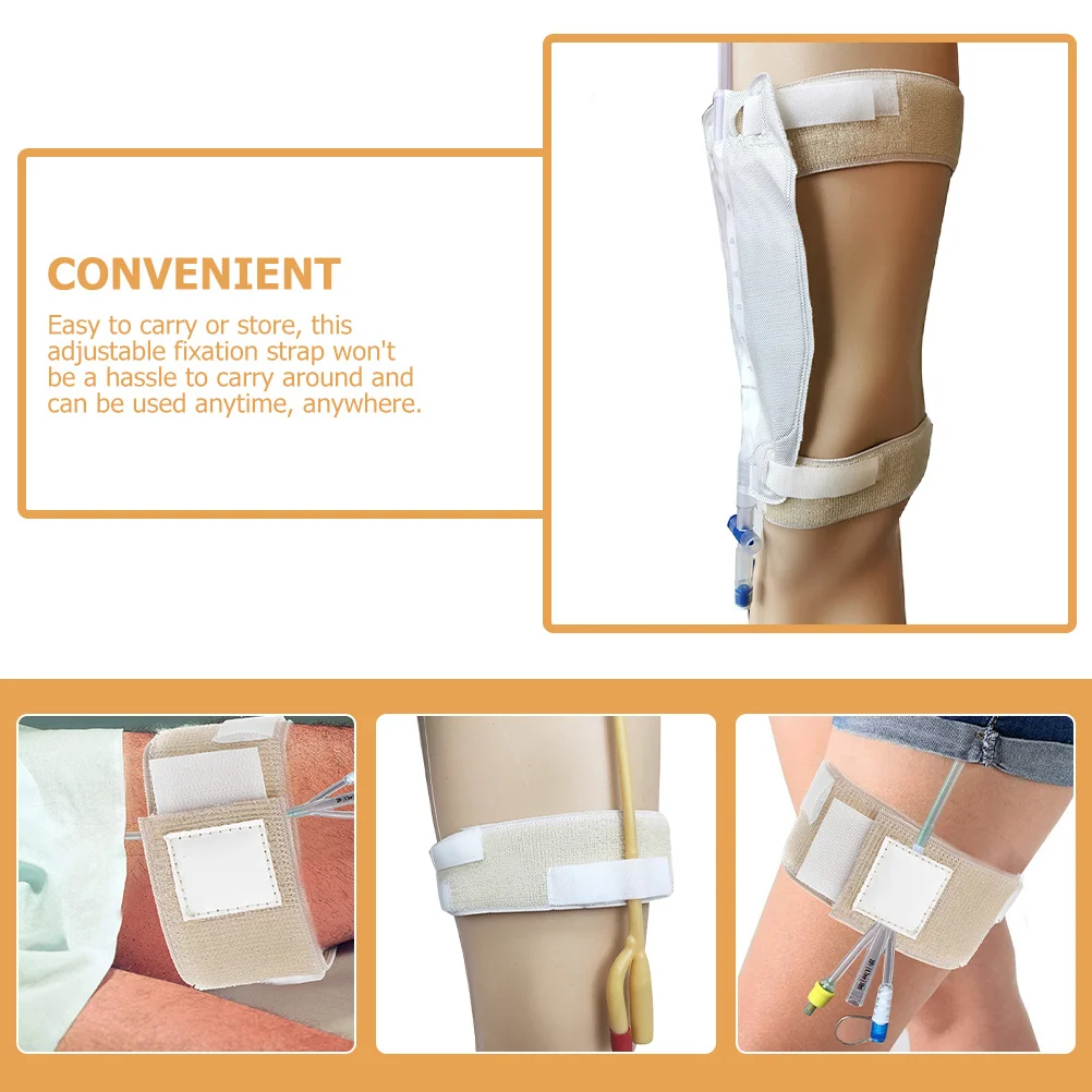 

2Pcs Convenient Urine Fixing Strap Versatile and Portable for Anytime Anywhere Use in Hospitals Adjustable Fixing Strap