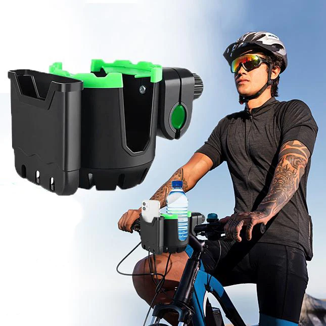 

Stroller Cup Holder with Phone Holder, Bike Cup Holder, Universal Cup Holder for Uppababy Nuna Doona Strollers Bike, Wheelchair