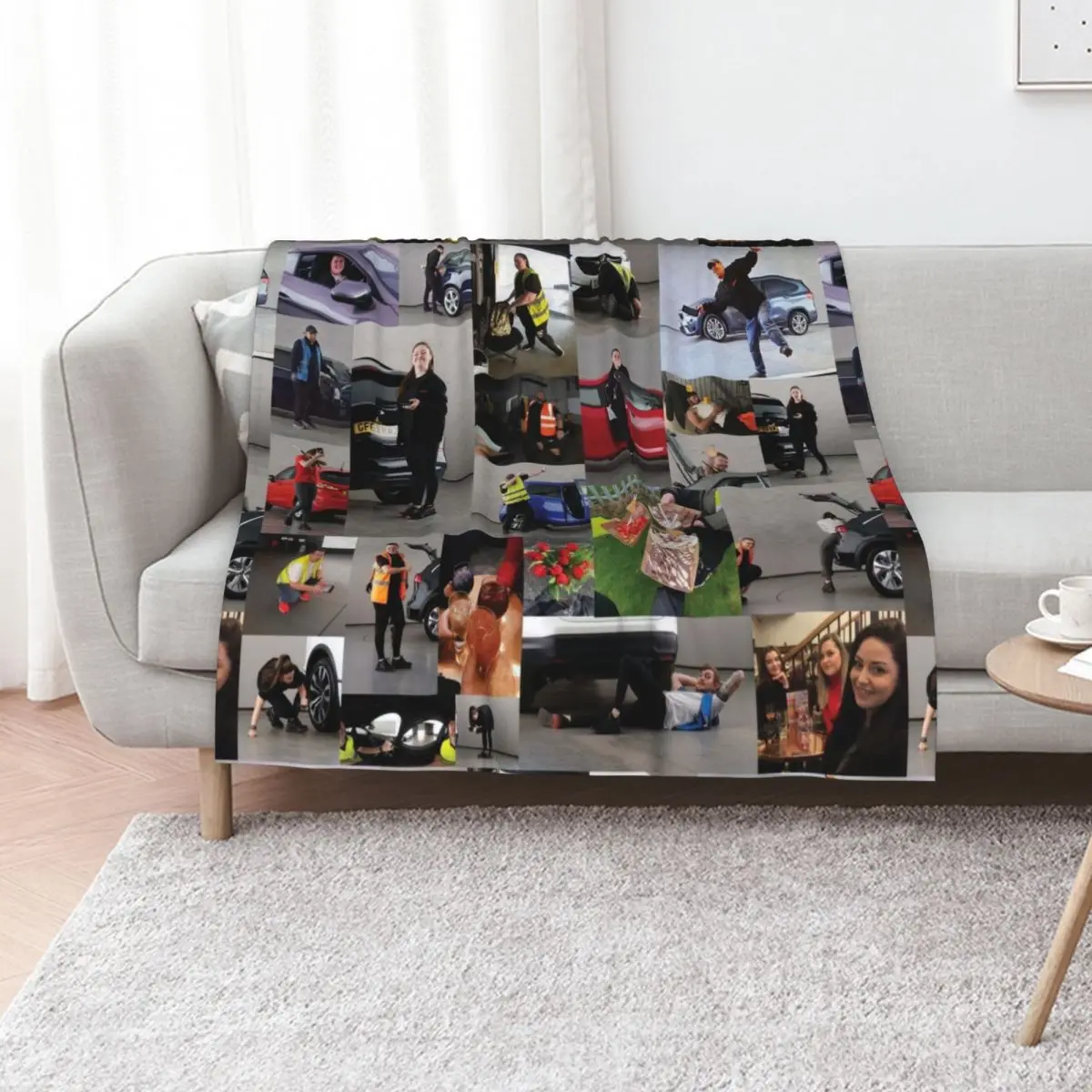 

Cazoo people Throw Blanket Bed linens Warm Furry Decorative Throw Blankets