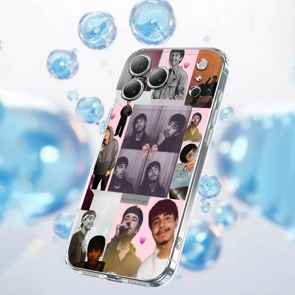 Funda de teléfono Rapper I-Ivan Cornejo para iPhone 17,16,15,14,13,12,11 Plus,Pro,Max,Plus,E,SE4,Air,Mini transparente