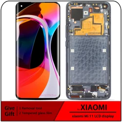 6.81''Super AMOLED For Xiaomi mi 11 LCD Display Touch Screen Digitizer For Xiaomi 11 M2011K2C LCD for mi 11 M2011K2G