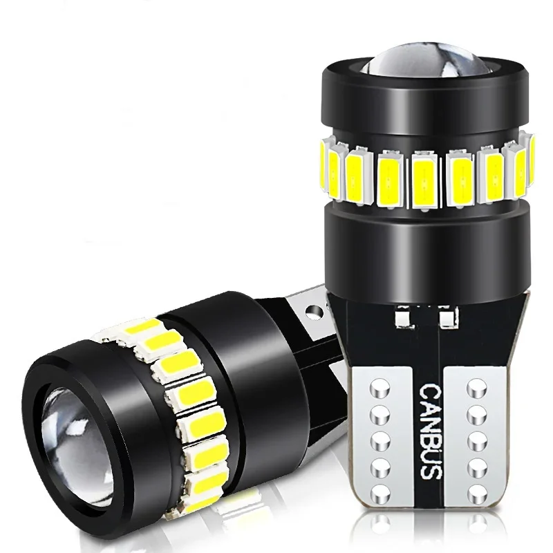 

Led T10 width lamp auto-guided profile lamp 3014 + 18 SMD brand 3030 instrument lamp white light 12V