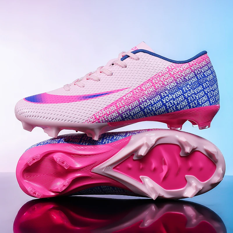 

Original Soccer Shoes Men Women FG/TF Society Cleats Turf Indoor Training Football Field Boots Man Non Slip Ultralight Sneakers