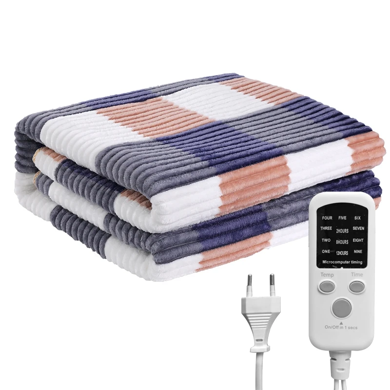 

1.8X1.2M Electric Heated Blanket Stripe Shape Electric Mattress Thicker Heating Blanket Thermostat Carpet 220V EU Plug