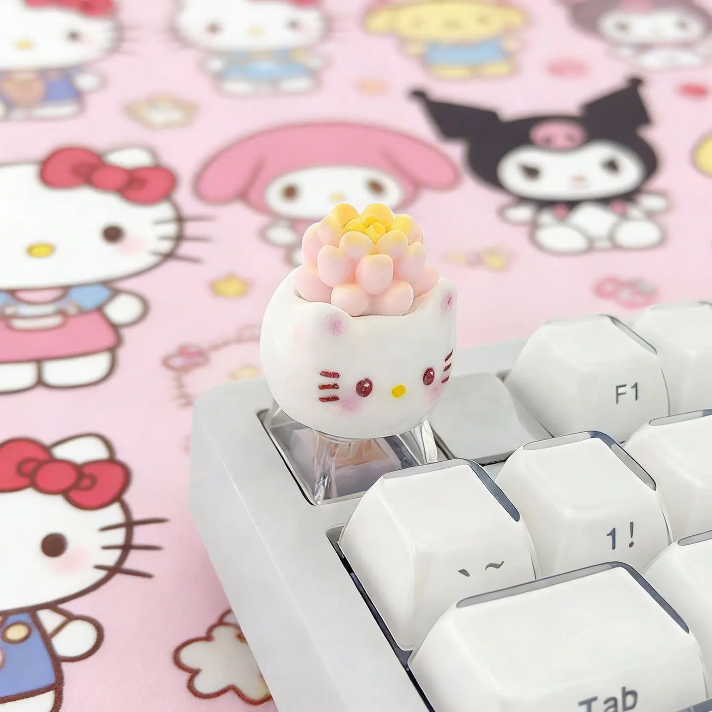 Милые-кейкапы-hello-kitty-суккулентные-кейкапы-прозрачные-светящиеся-кейкапы-ручной-работы-для-diy-клавиатур-подарок-для-девочки-хит-продаж